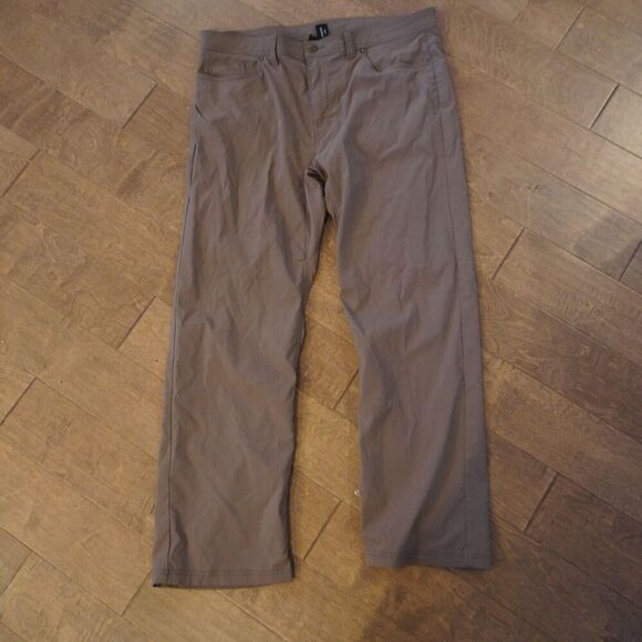 Prana Other - PRANA BRION SLIM FIT Mens 40x32 Brown‎ Stretch Straight Outdoor Hiking Pants
